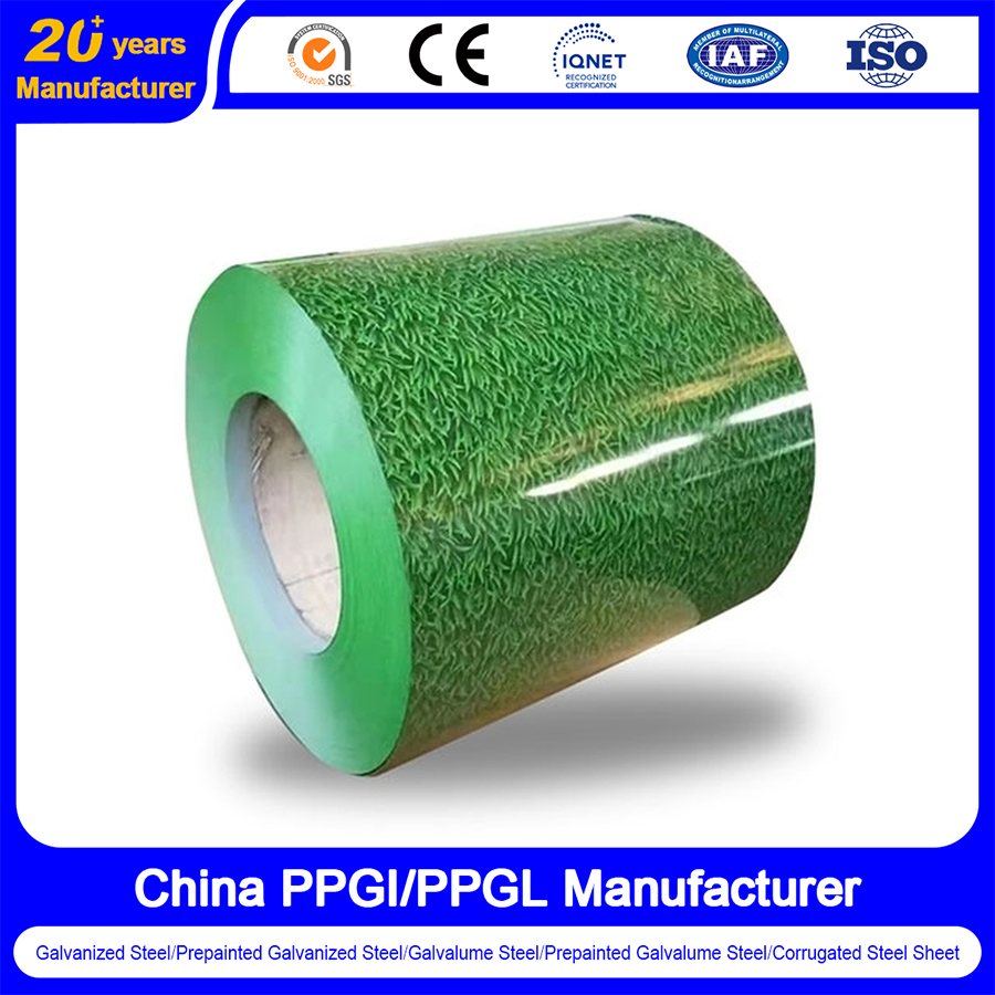 Steel Sheet Manufacturer Prepainted Galvanized Steel Coil PPGI/PPGL/Gi/Gl/Aluzinc/Tinplate/Galvalume Color Zinc Coated Aluminum Corrugated Roofing Steel Sheet