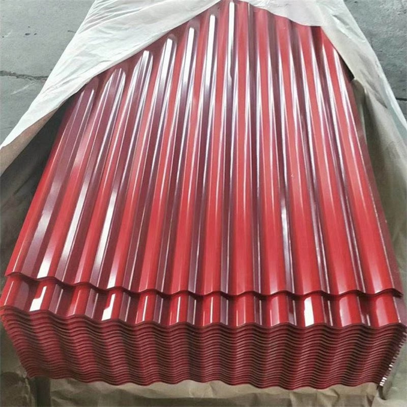 ASTM Dx51d Z275 PPGI Ral Color Coated Galvalume Zinc Gi Prepainted Galvanized Corrugated Steel Roofing Sheet
