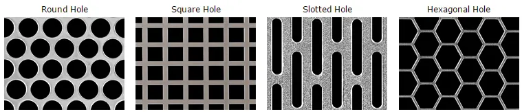 1mm 1.2mm Hole Diameter Stainless Steel 304 Perforated Sheet Punched Metal Stainless Steel Perforated Sheet