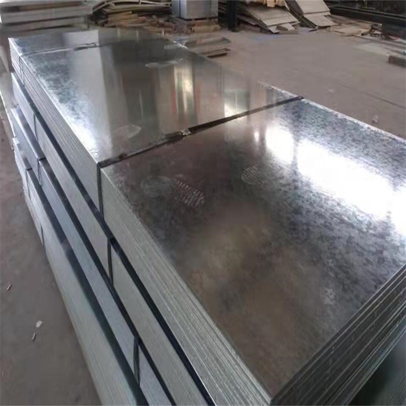 Chinese Supplier Galvalume Steel Sheet 22 24 26 28 Gauge Gi Plain Metal Sheet for Zinc Steel Sheet