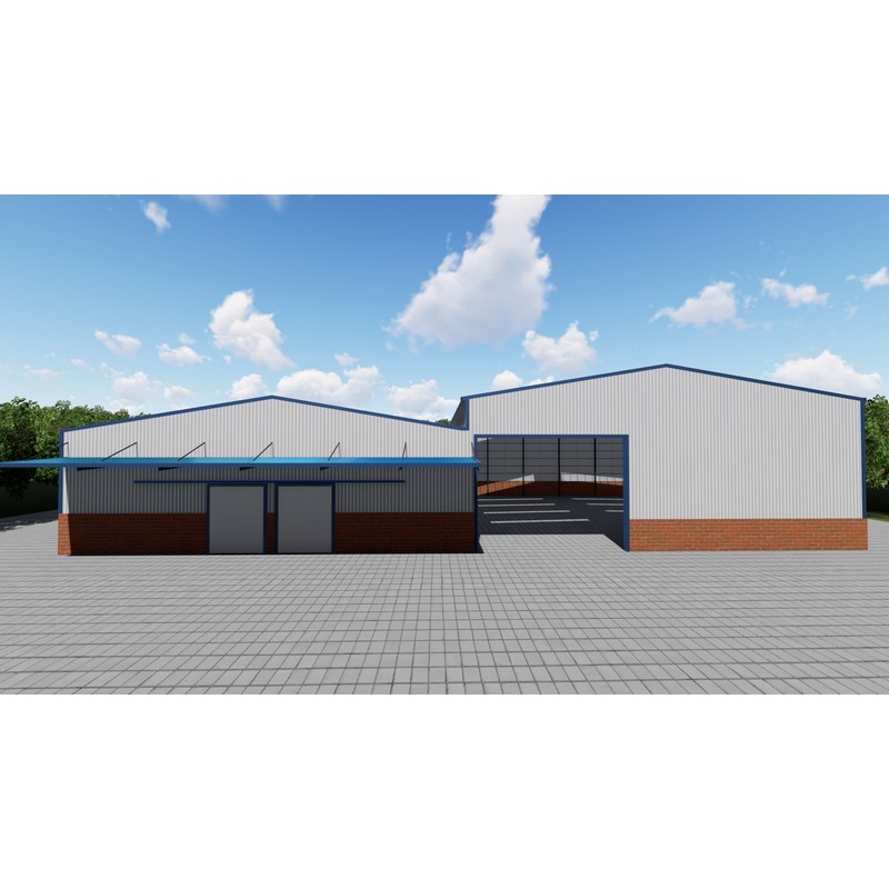 Galpones Metalicos Prefabricados Shed Industriales Bodega Galpon Prefabricadas Galpones Metal Building Kits