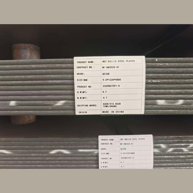 High Quality JIS Certified Hot Rolled Medium Thick Q235B Grade Steel Plate for Industrial Structural Container Ship Use Welding