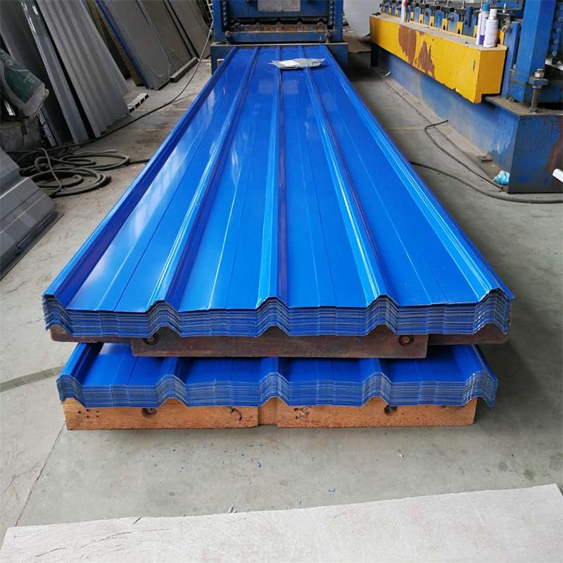 Galvanized steel sheets display