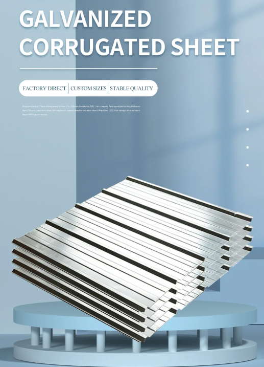 Color coated roof and wall sheet banner