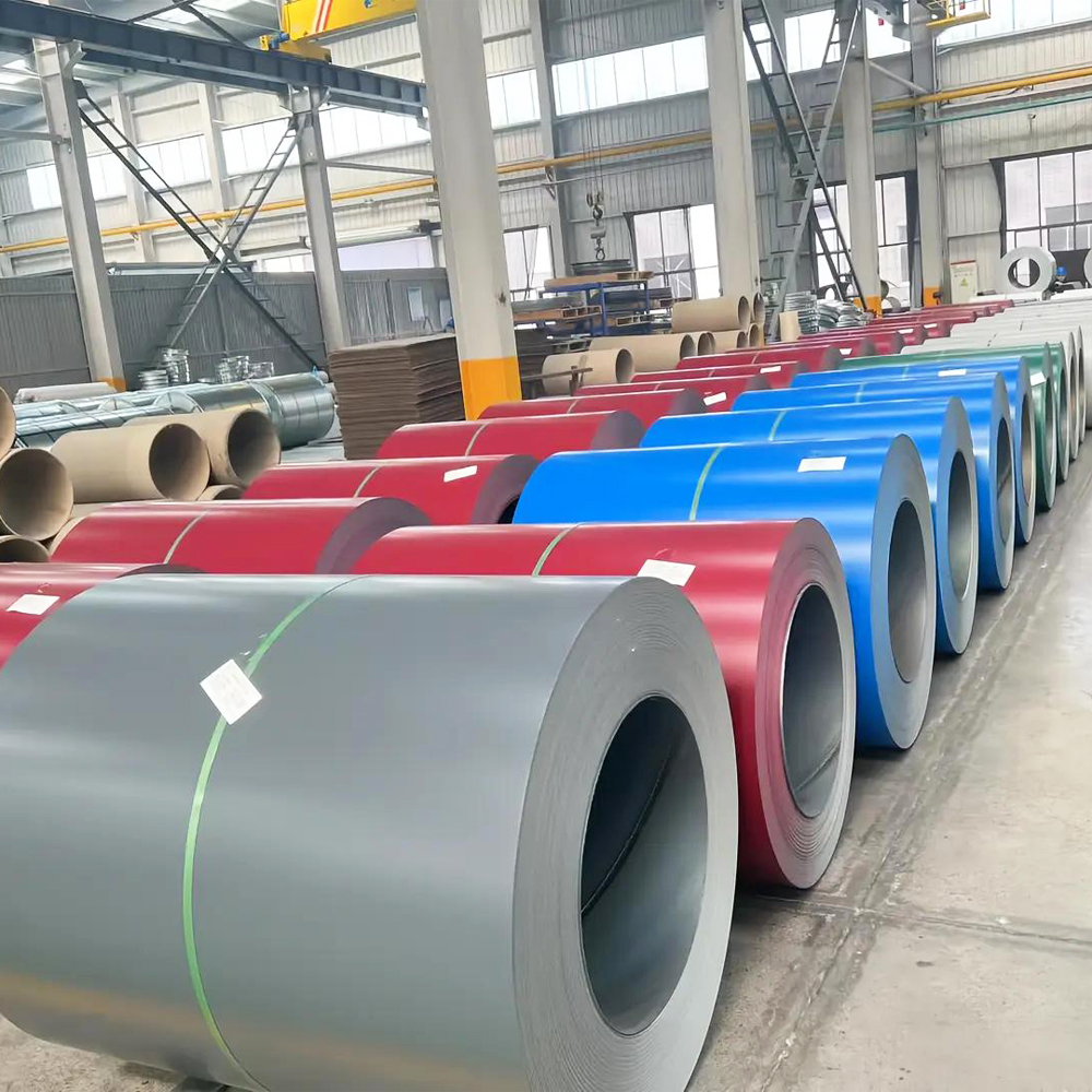 PPGI Corrugated Steel Roofing Sheet Metal Galvanized Prepainted Durable Roof Z10-Z29 Coating Coated Color Painted Steel Coil