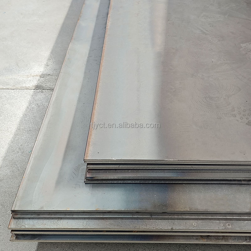 Factory 3mm 4mm 5mm Q235b A36 Ss400 Low Carbon Steel Sheets Black Mild Steel Sheet Plate Iron Metal Plate For Construction