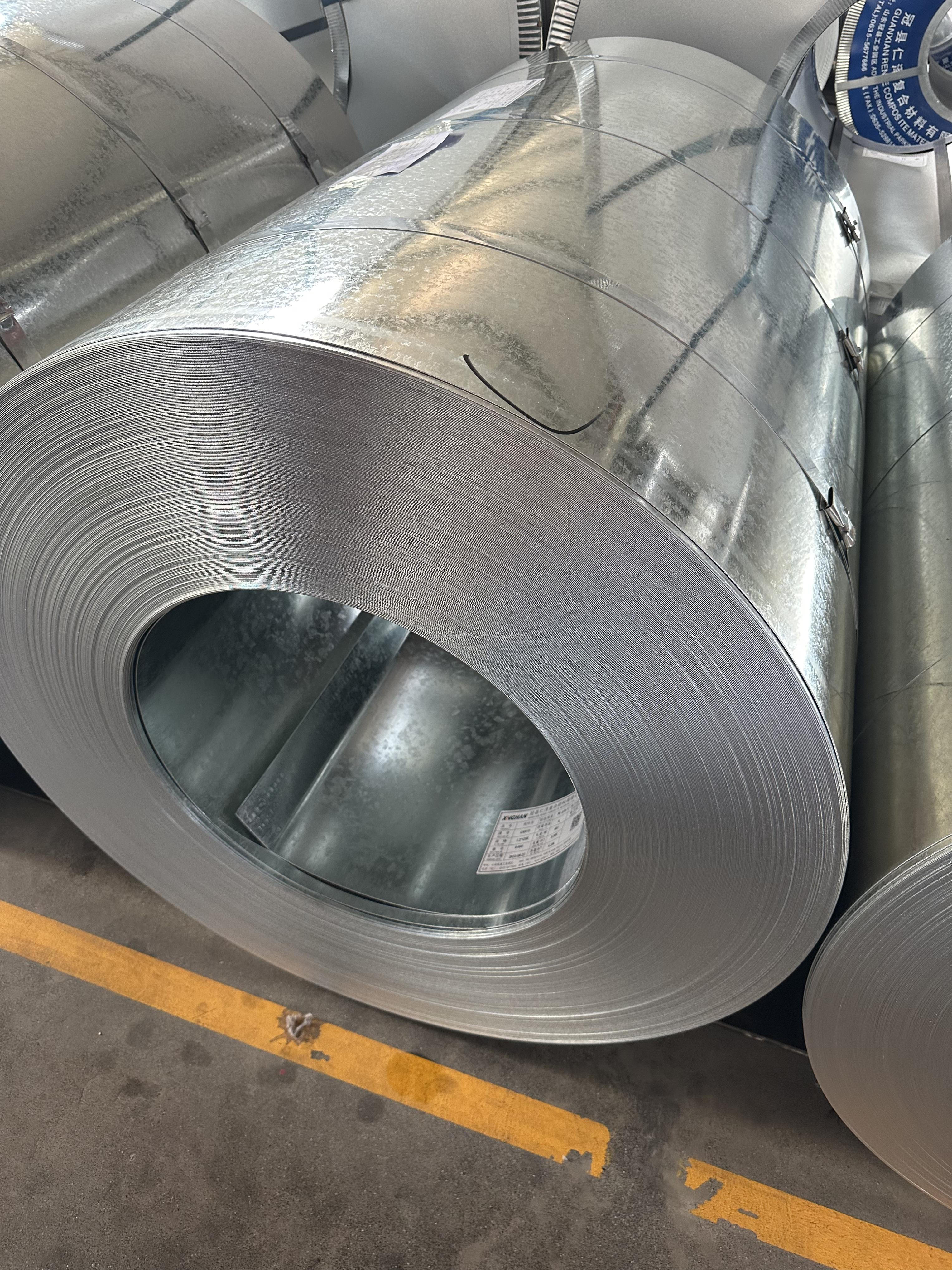 Galvanized Steel Coil Zinc Coated Cold Rolled Sheet Roll for Roofing Construction Wall Panel Galvanized Steel Coil
