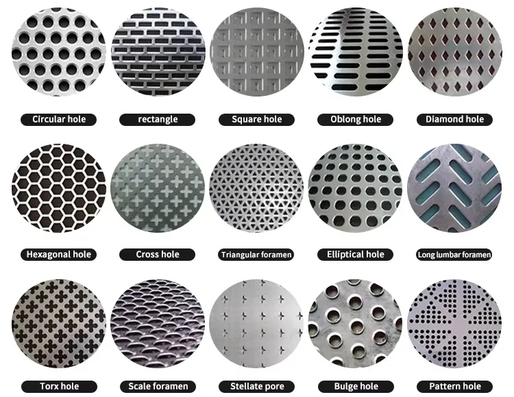 Galvanized Aluminum Hexagon Hole Shape Stainless Steel Perforated Metal Sheet