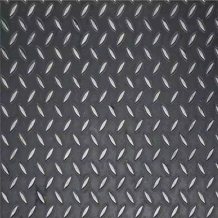 China Supplier A36 Q235B Pattern Embossed Steel Plate Carbon Steel Checkered Plate