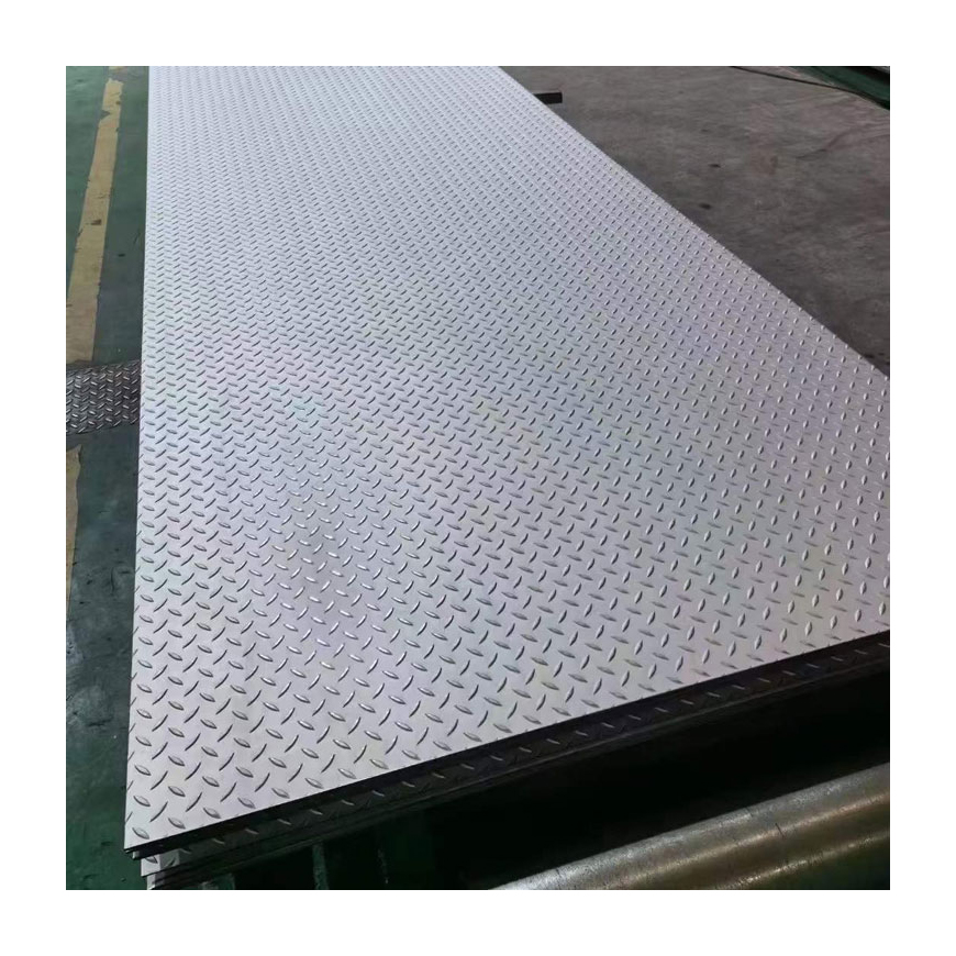 Decorative 4X8Ft Stainless 304 316 316L Diamond Checker Plate Sheet Checkered Steel Plate