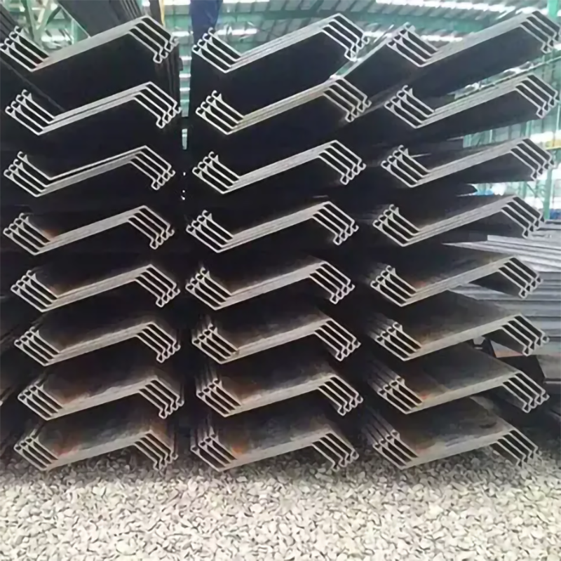 Marine Grade Steel Sheet Piles for Coastal Protection Construction