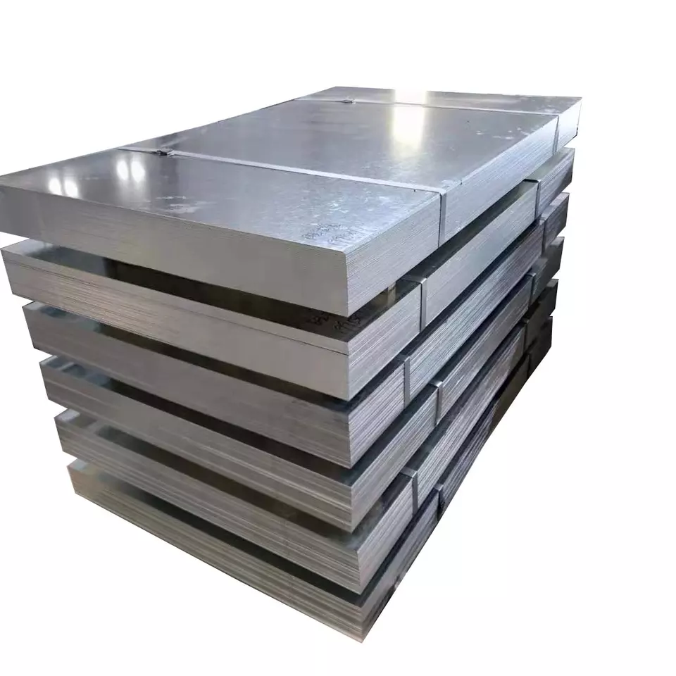 Factory Supplier Hot Selling Dx51d 4*8 Galvanized Steel Sheet 25 Gauge 1mm Thick Galvanized Steel Sheet
