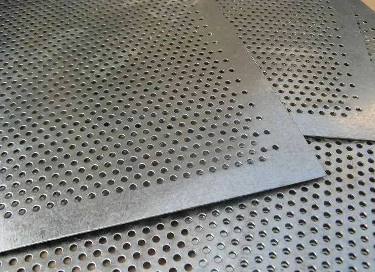 1mm 1.2mm Hole Diameter Stainless Steel 304 Perforated Sheet Punched Metal Stainless Steel Perforated Sheet