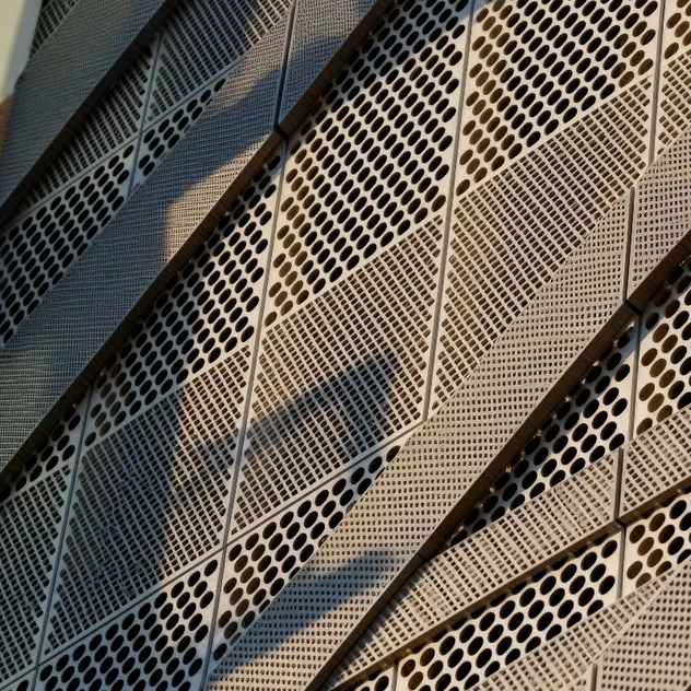 Perforated mesh sample