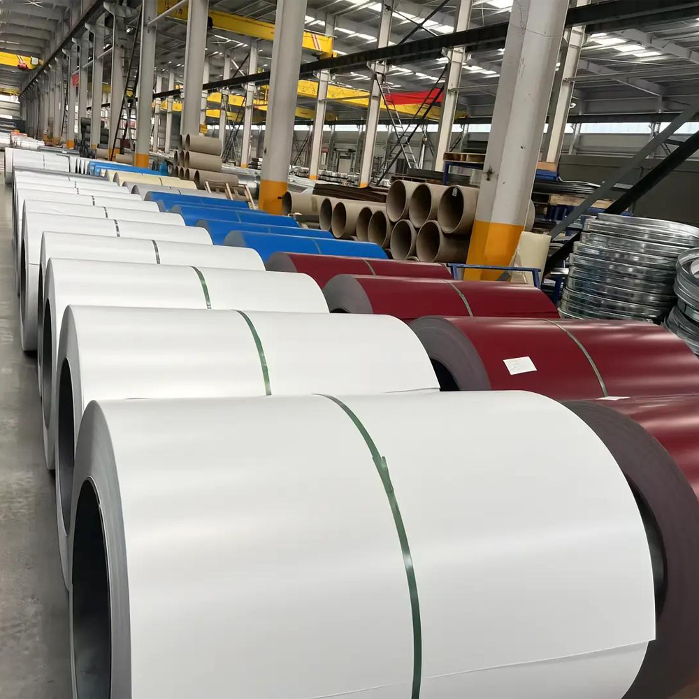 PPGI Corrugated Steel Roofing Sheet Metal Galvanized Prepainted Durable Roof Z10-Z29 Coating Coated Color Painted Steel Coil