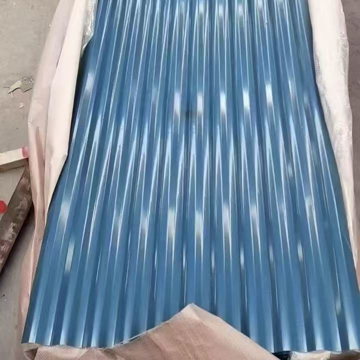Fast Delivery Antioxidant Prepainted Color Coated Zinc PPGI Corrugated Steel Roofing Sheet for Building Material