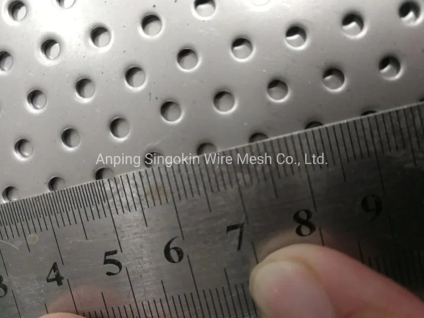 1mm 1.2mm Hole Diameter Stainless Steel 304 Perforated Sheet Punched Metal Stainless Steel Perforated Sheet