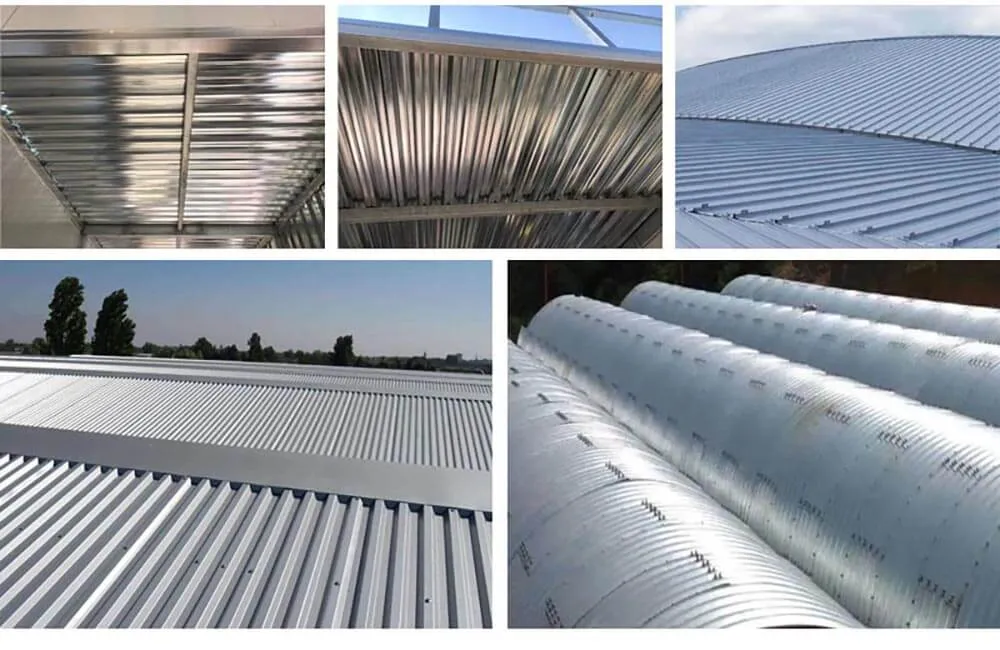 Steel Roofing Sheet Application Construction