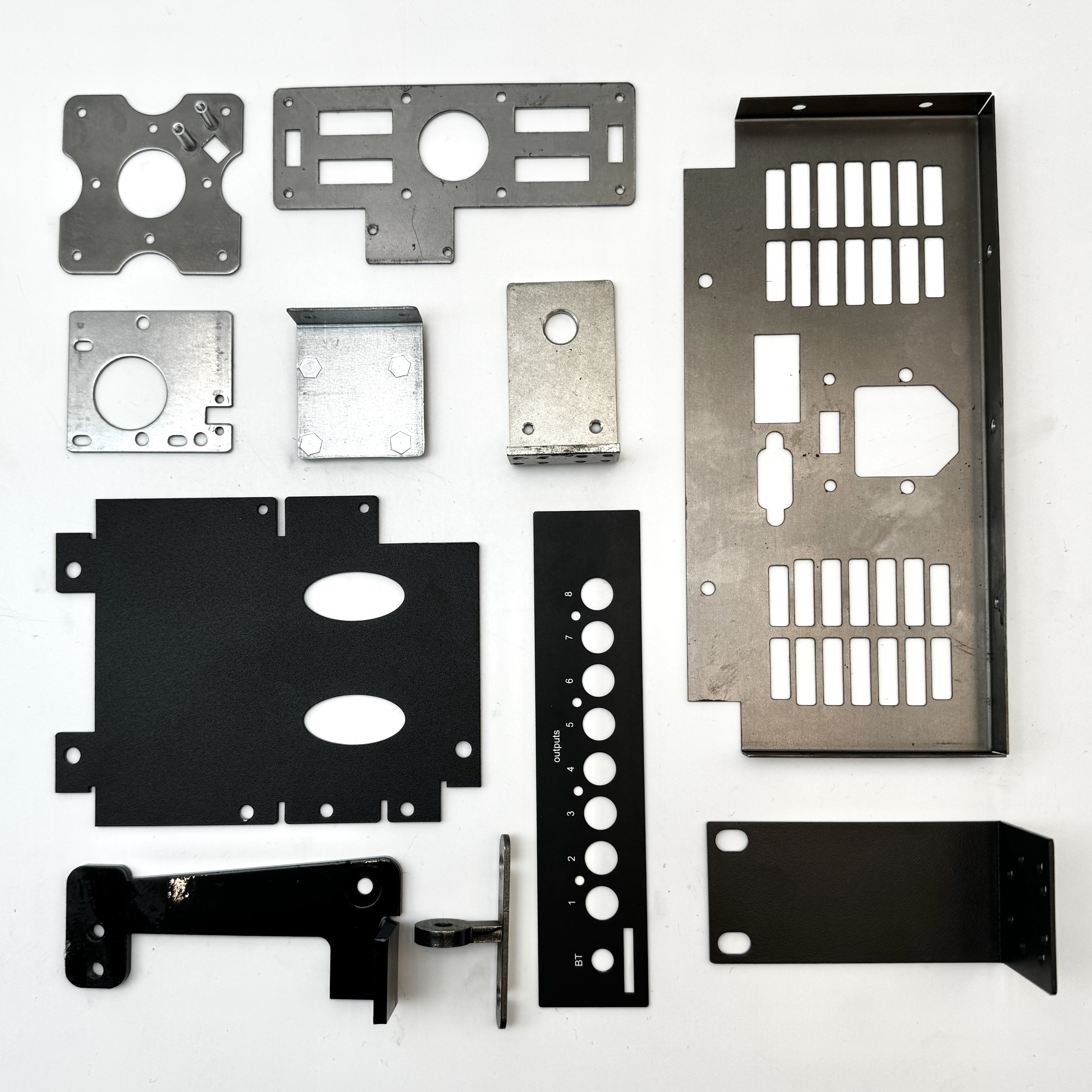 Factory Custom Sheet Metal Fabrication Service Aluminium Iron Laser Cutting Bending Welding Metal Stamping Precision Metal Parts