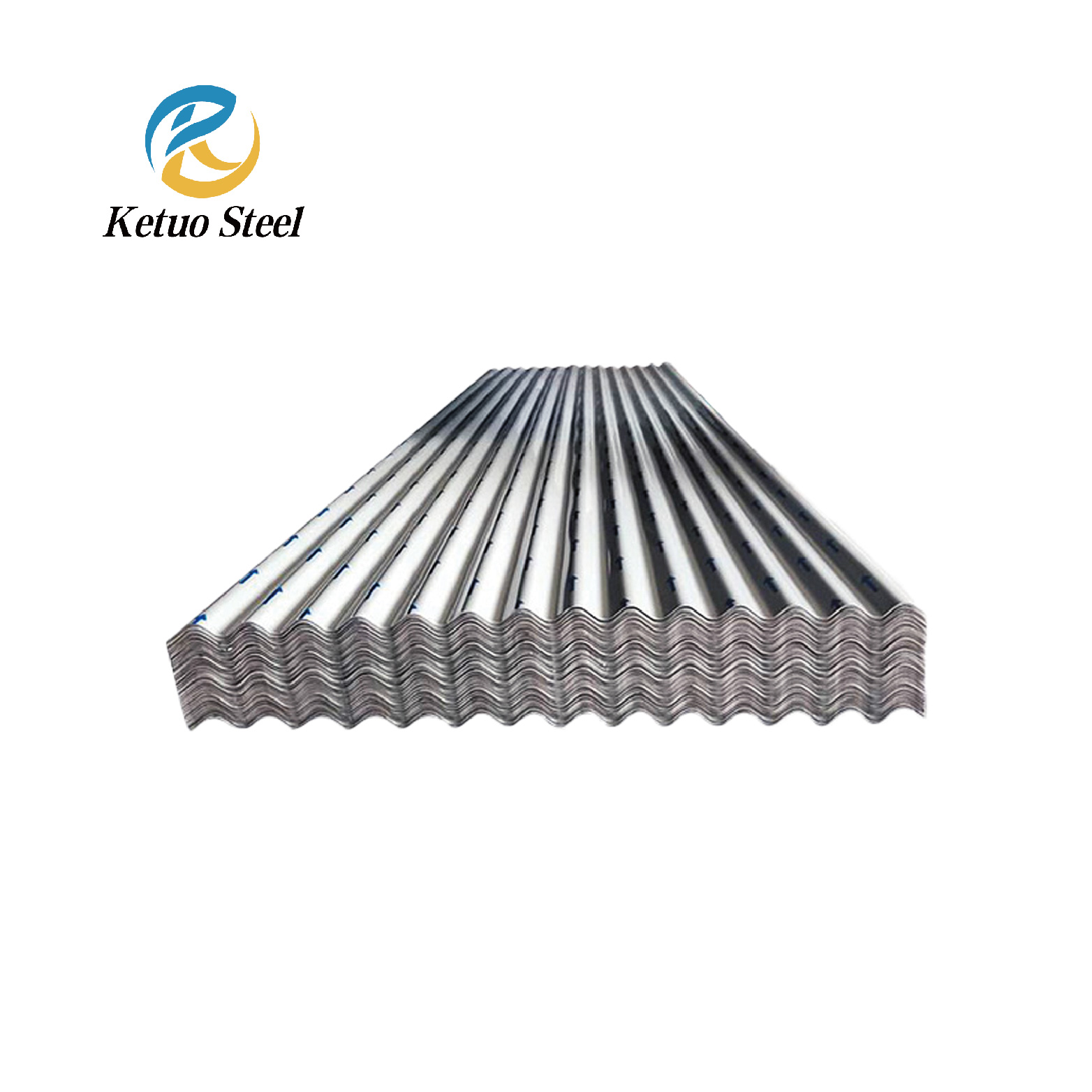 Factory Price 0.21-0.22mm Hot Dipped Galvanized Corrugated Steel Sheets Z41-Z60 Coating ASTM Standard Full Bending Roofing