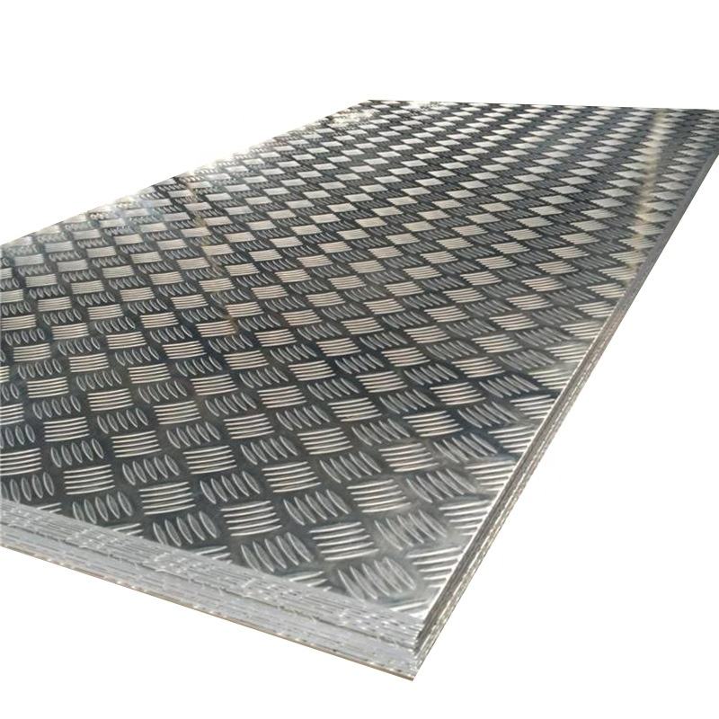 4X8 Aluminum Checkered Sheet 1100 3003 5083 6061 Embossed Aluminium Plate Sheet For Car