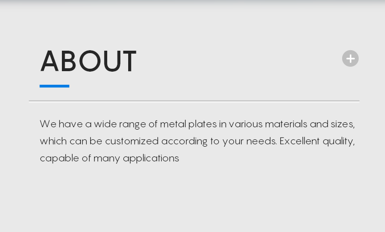 Stainless Steel Plate