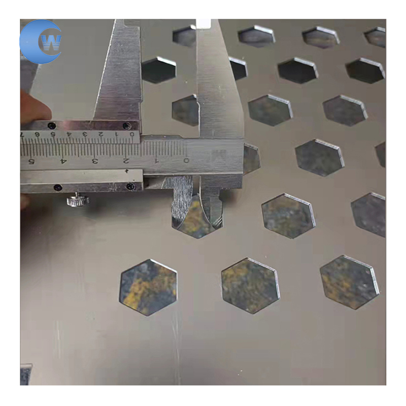 Galvanized, Stainless Steel, Aluminum, Copper, Round, Square, Slotted, Hexagonal Hole Decorative Perforated Stamping Metal Sheet Mesh Screen Panel for Building