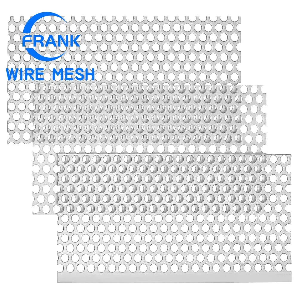 Standard Size Sheet 304 316 Stainless Steel Perforated Metal Sheet Galvanized Perforated Plate for Food Processing Filtration Industry