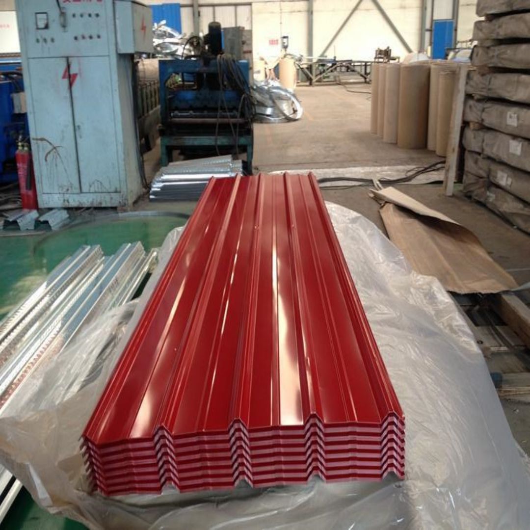 Color Coated Metal Steel Plate Corrugated Prepainted Galvanized Iron Roofing Sheet