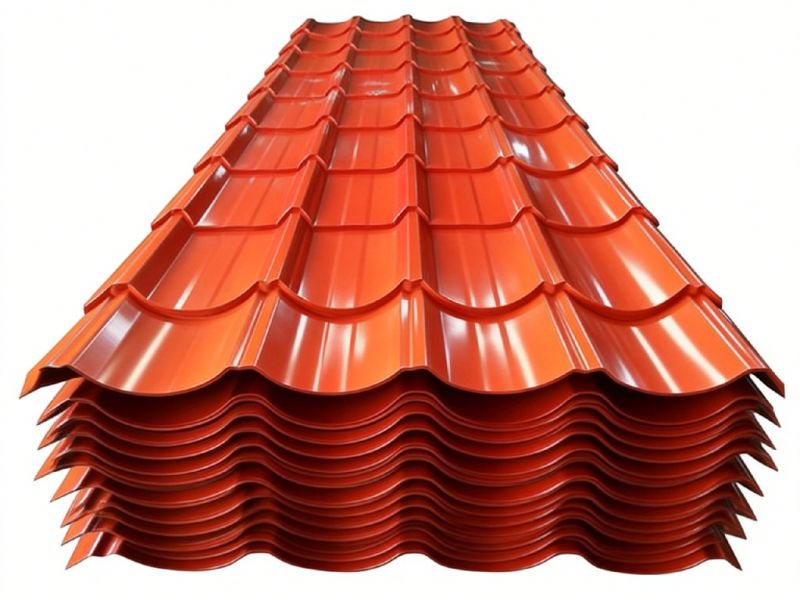 Dx51d Dx52D SGCC PPGI Sheet Corrugated Steel Roofing Sheets Color Coated Galvanized Steel Roof Plates