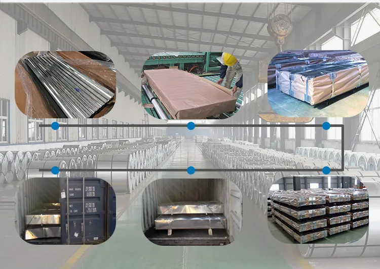 Steel Roofing Sheet Corrugated Steel Sheet Zinc Coated Metal Iron Roofing Sheet for Building Roofing Material