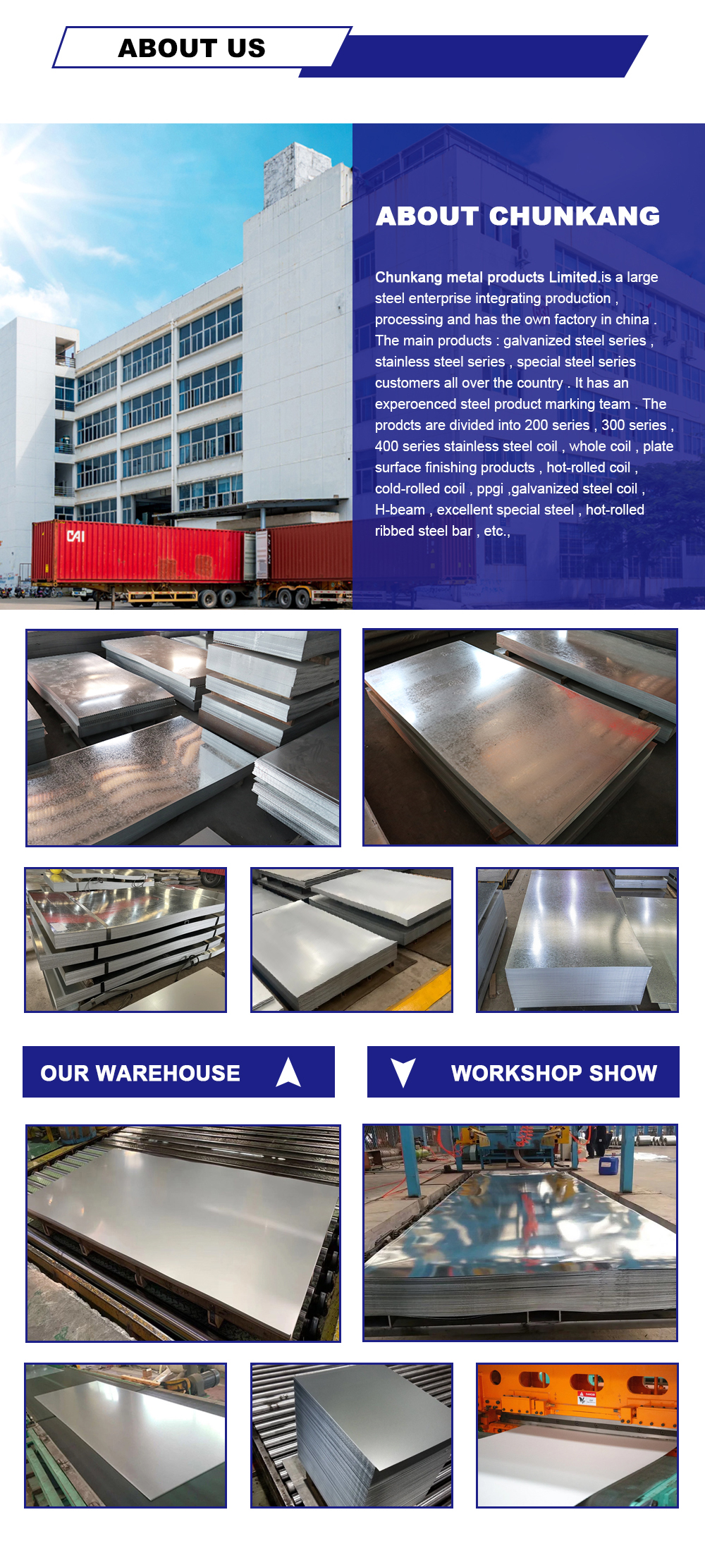 Galvanized steel plate sheet image 5