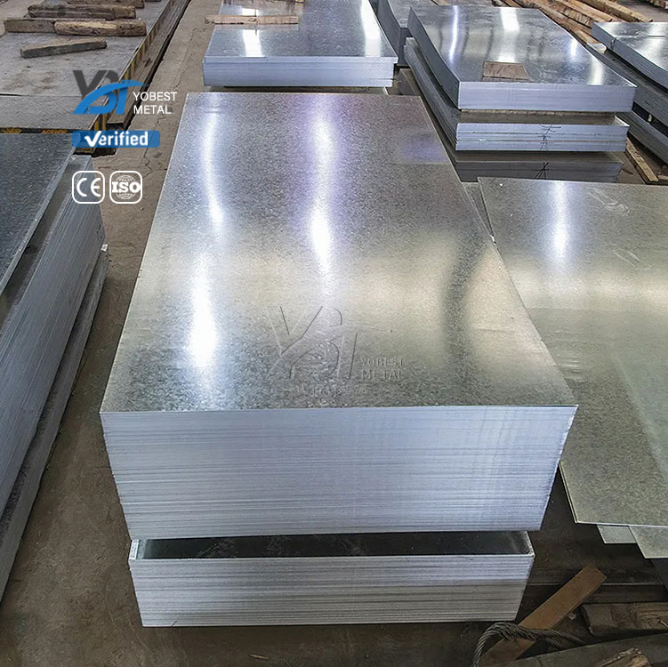 0.2mm Thick Sgcc Dx51d Z275 Cold Rolled Gi 20 24 Gauge 4x10 S410gd+z Z20 Dx51d Z275 Galvanized Steel Sheet