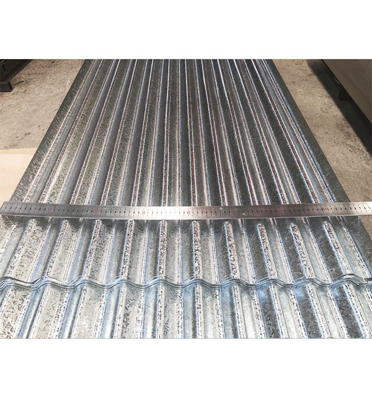 High Quality Size Thickness Custom 0.26mm CGI Corrugated Galvanized Iron Steel Sheet for Metal Roofing Tile Price