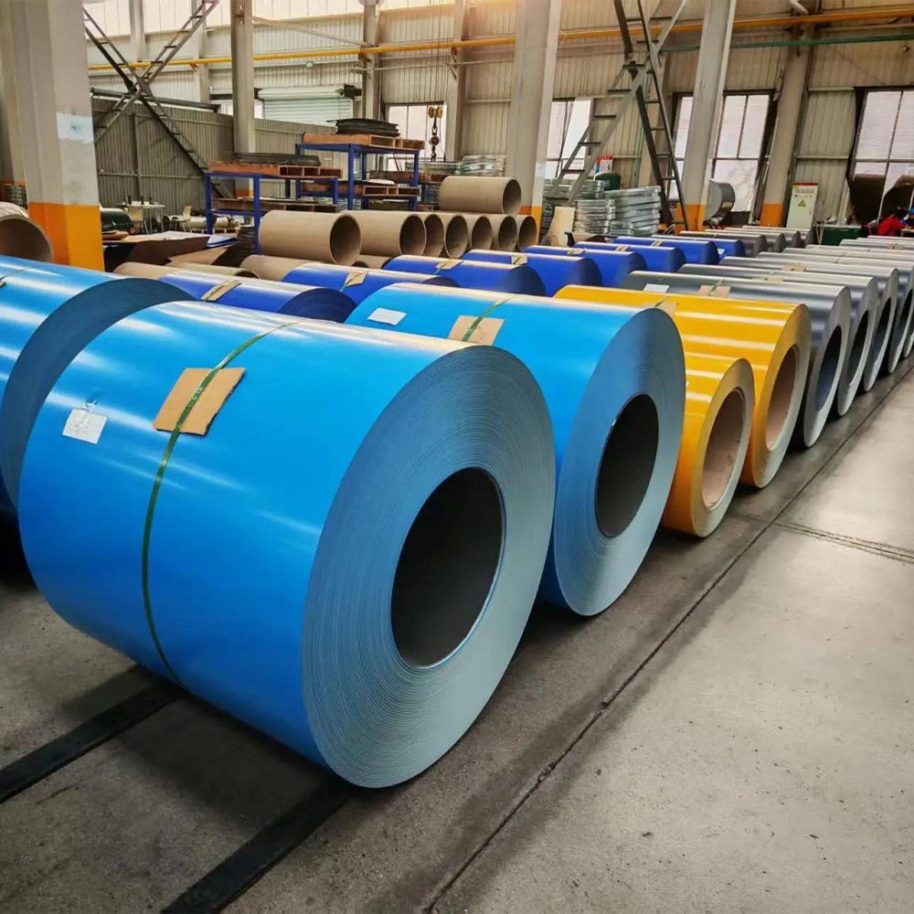 PPGI Corrugated Steel Roofing Sheet Metal Galvanized Prepainted Durable Roof Z10-Z29 Coating Coated Color Painted Steel Coil