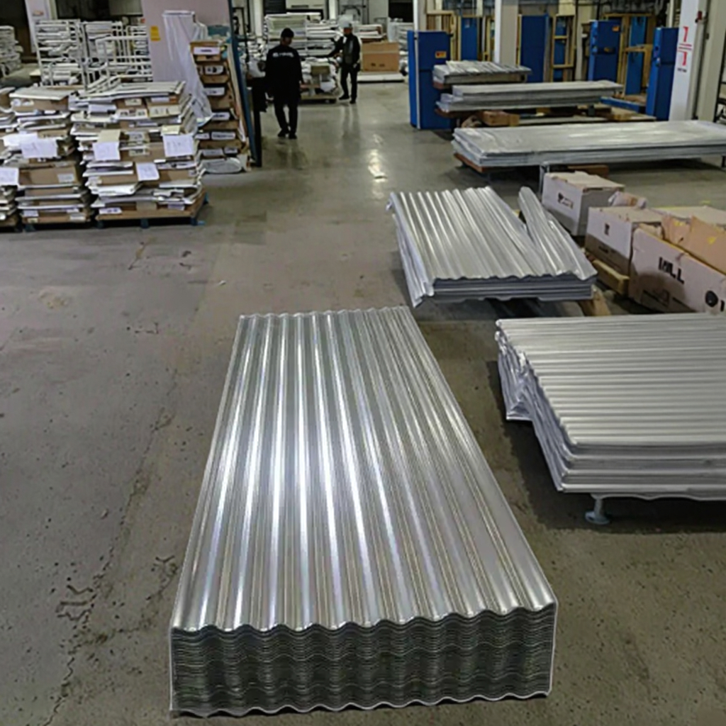 Ppgi Galvanized Color Corrugated Metal Roofing Steel Sheets Iron Gi Corrugated Metal Plate