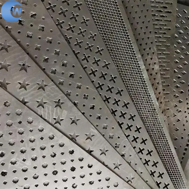Galvanized, Stainless Steel, Aluminum, Copper, Round, Square, Slotted, Hexagonal Hole Decorative Perforated Stamping Metal Sheet Mesh Screen Panel for Building