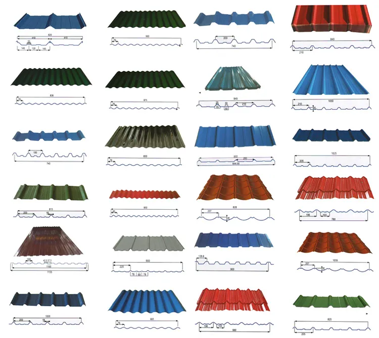 Steel Roofing Sheet Corrugated Steel Sheet Zinc Coated Metal Iron Roofing Sheet for Building Roofing Material