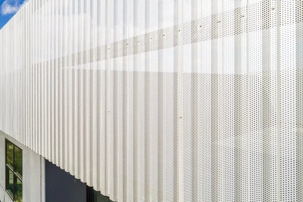 Corrugated Perforated Metal Panels and Screen