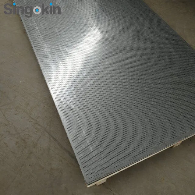 1mm 1.2mm Hole Diameter Stainless Steel 304 Perforated Sheet Punched Metal Stainless Steel Perforated Sheet