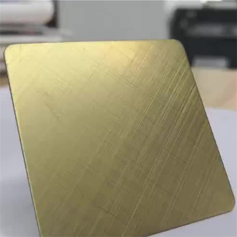 Mirror Stainless Steel Plate Golden Sheet