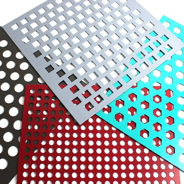 Galvanized Aluminum Hexagon Hole Shape Stainless Steel Perforated Metal Sheet