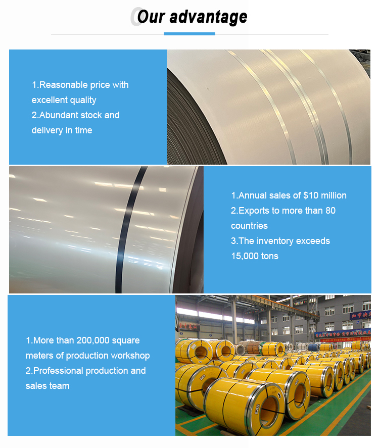 Stainless steel coil product