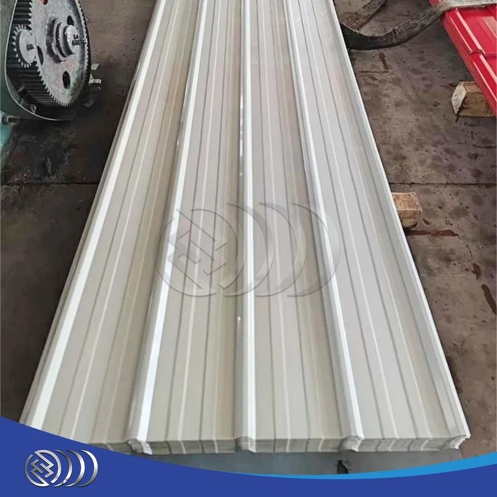 Color Coated Steel Sheet Ibr Profile Side Cladding Roofing Structures 686mm PPGI Material Sheet