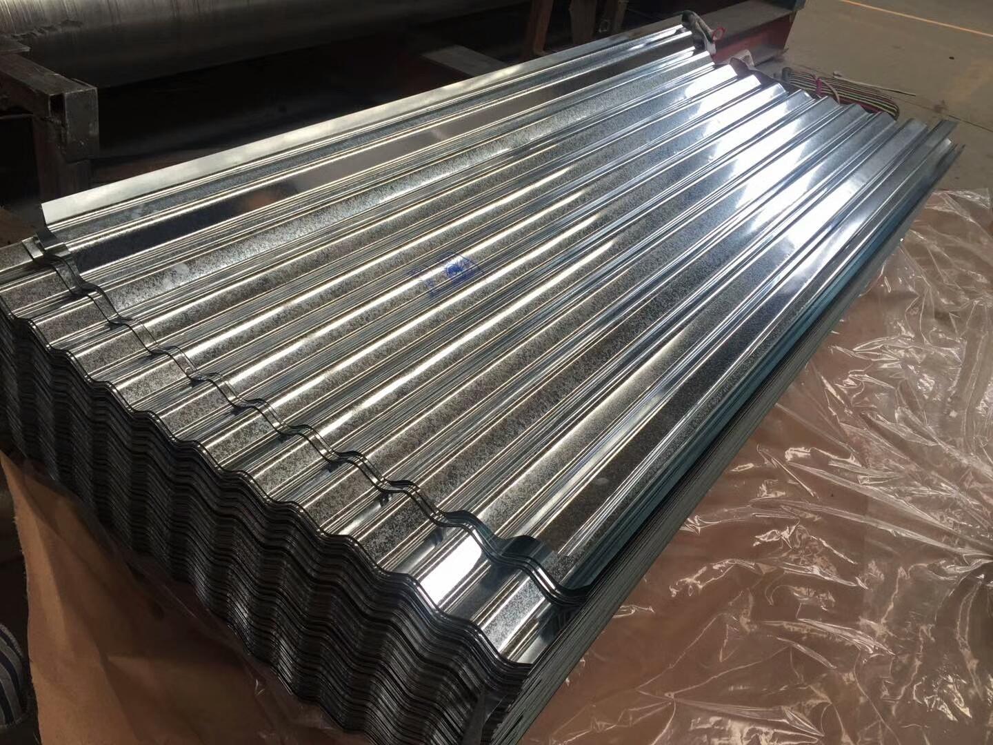 High Quality Size Thickness Custom 0.26mm CGI Corrugated Galvanized Iron Steel Sheet for Metal Roofing Tile Price