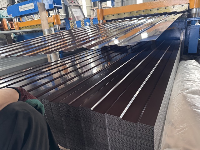C8 Zinc Galvanized Corrugated Steel Iron Roofing Tole Sheets For Ghana House Thickness 0.35mm Galvanized Steel Roofing Sheet