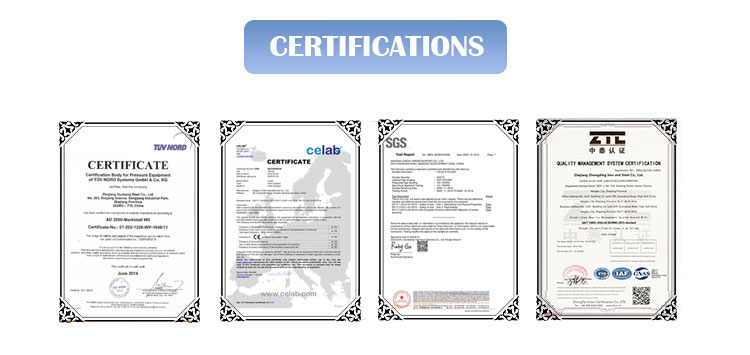 Quality Certifications