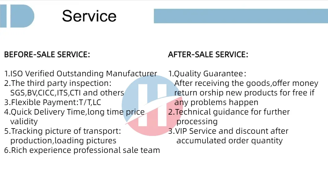 After Sales Services