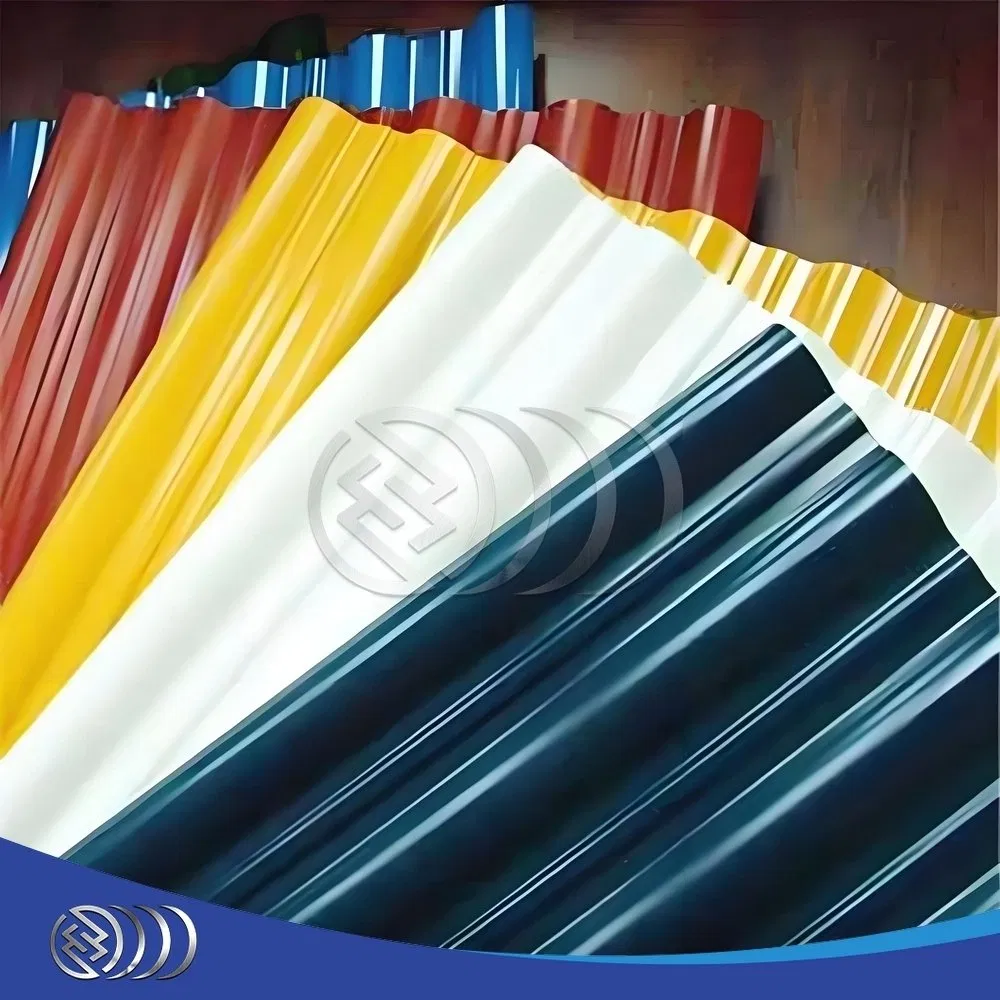 Color Coated Steel Sheet Ibr Profile Side Cladding Roofing Structures 686mm PPGI Material Sheet