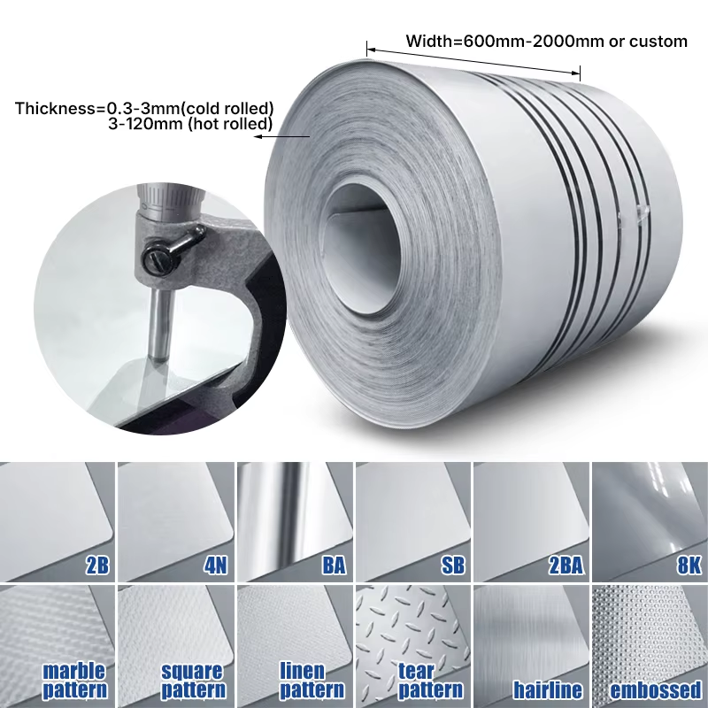 316L 1mm 2mm Stainless Steel Sheet Price Marine Grade 316L 6mm Good Quality Large Inventory
